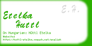 etelka huttl business card